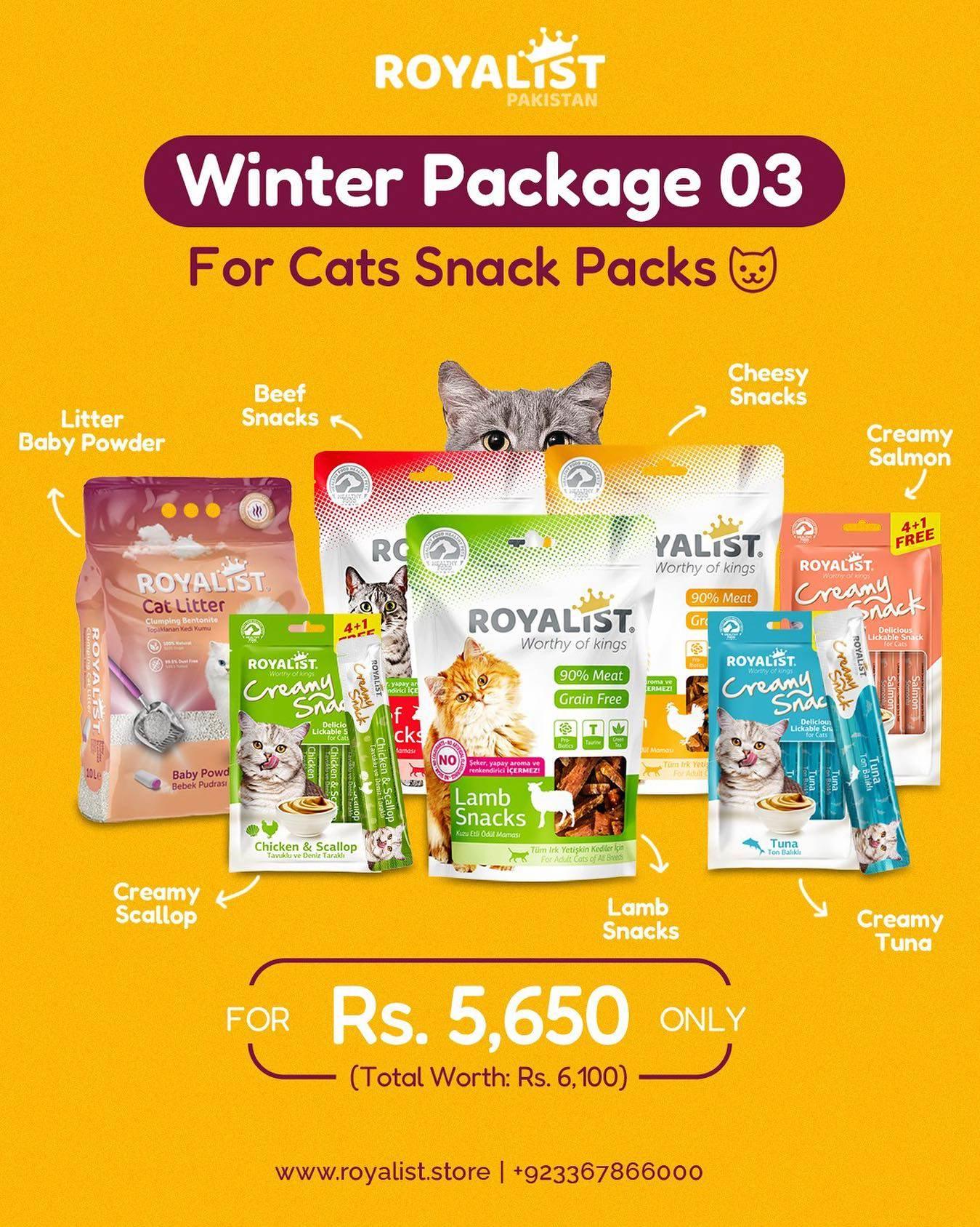 Cat Snack Pack - Paws & Claws