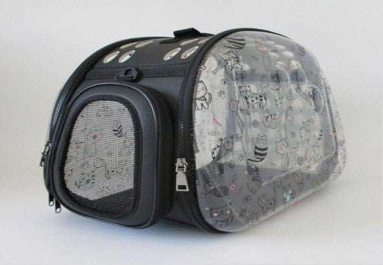 Carrier With Decorated Transparent Sides 20*22*35cm 1798