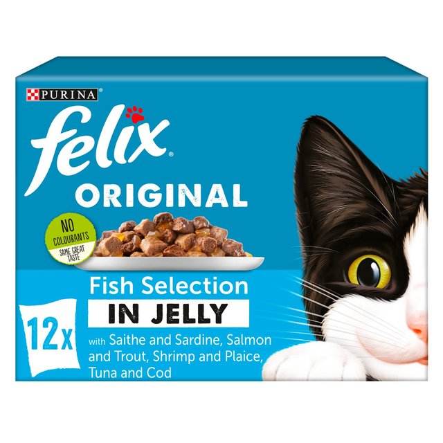 Felix original fish selection in jelly - Paws & Claws