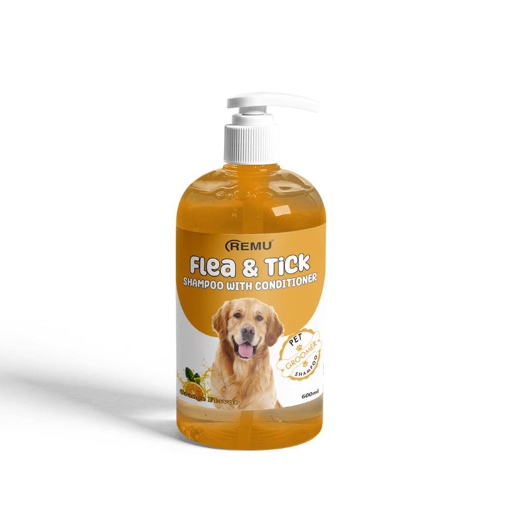 GROOMER FLEA TICK Shampoo With Conditioner ORANGE - Paws & Claws