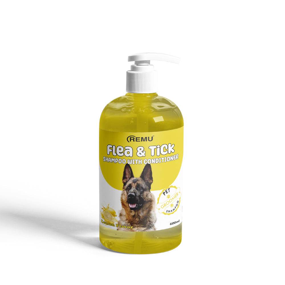 GROOMER FLEA TICK Shampoo With Conditioner YELLOW - Paws & Claws