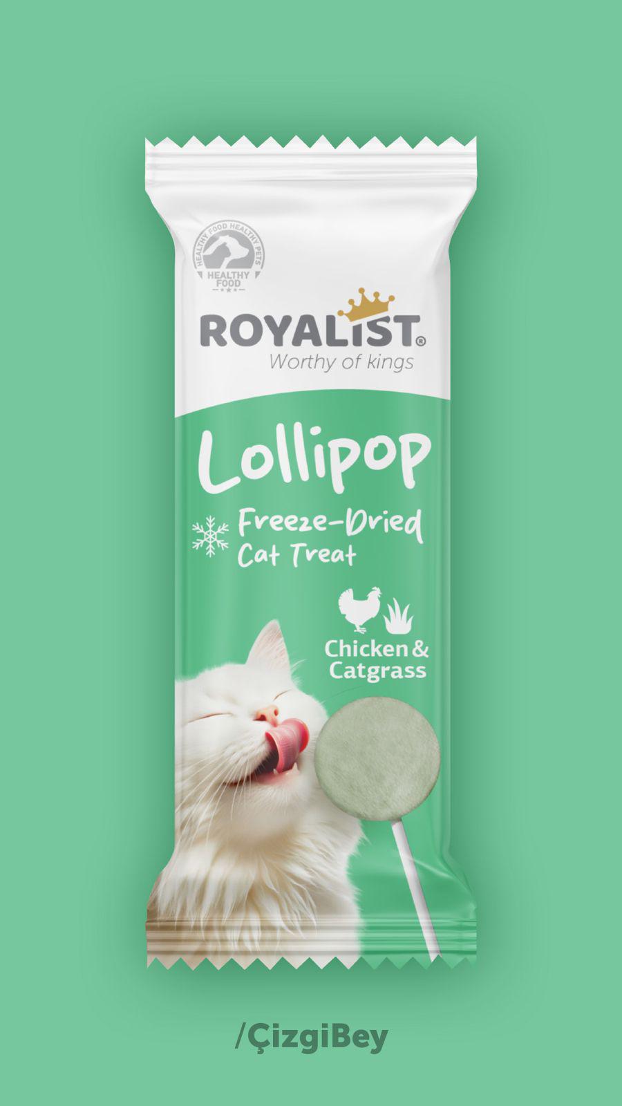 Cat Lollipop Chicken & Catgrass