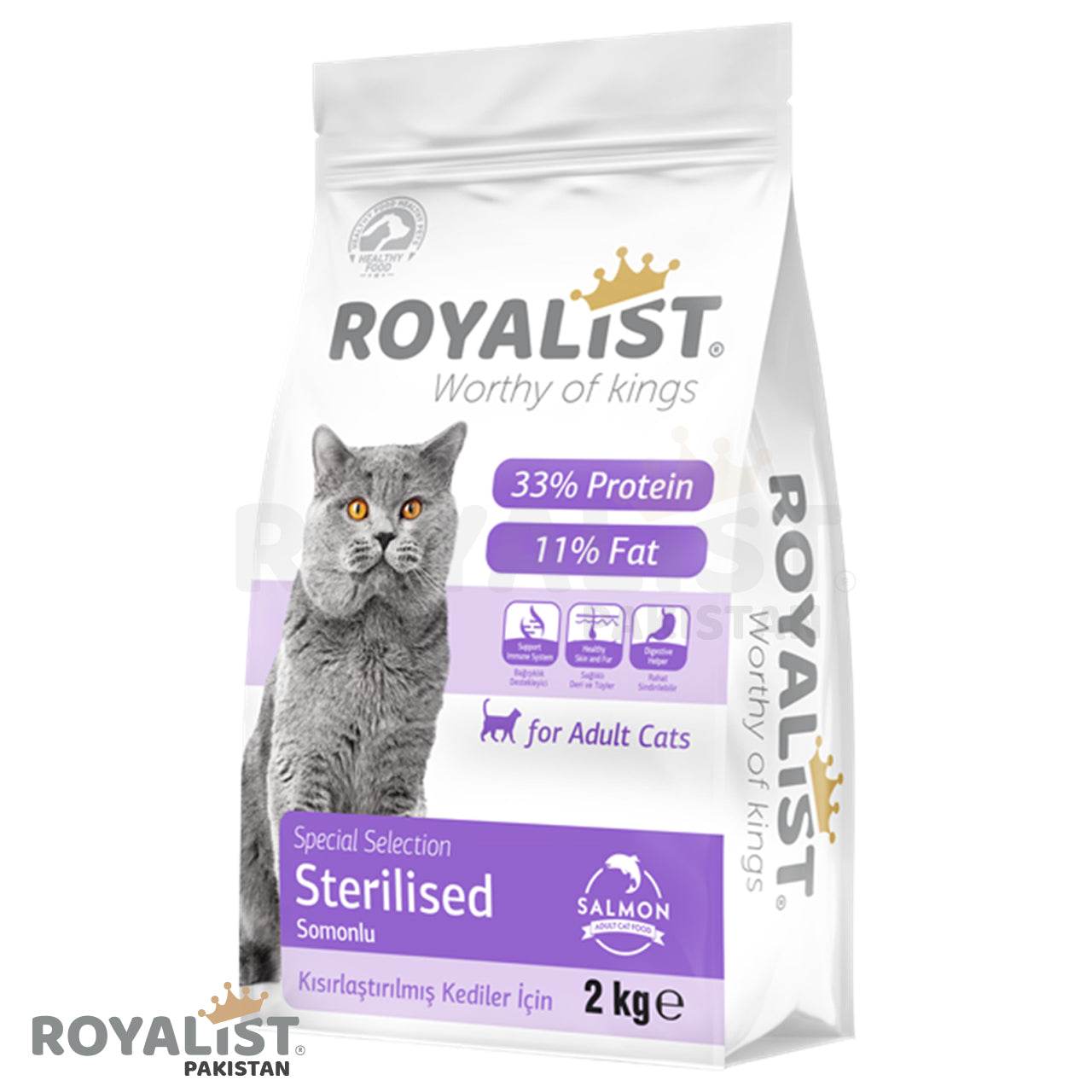 Adult Cat Food Sterilised 2 KG - Paws & Claws
