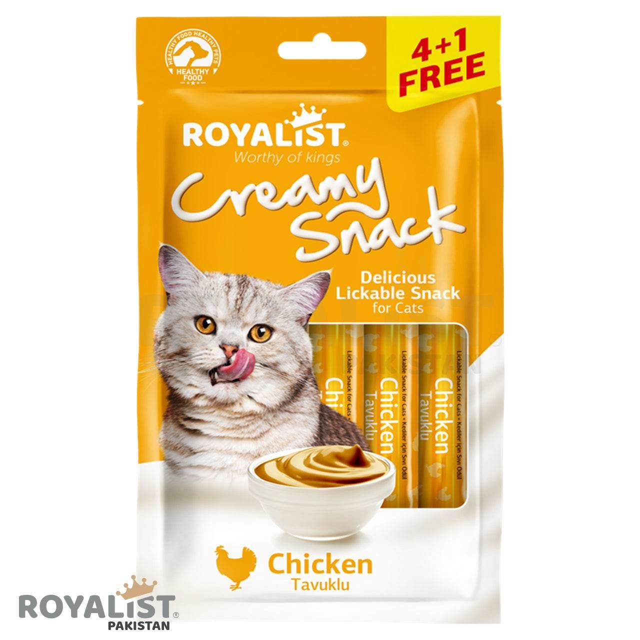 Creamy Snack Pack Chicken 5 Sticks 75 GM - Paws & Claws