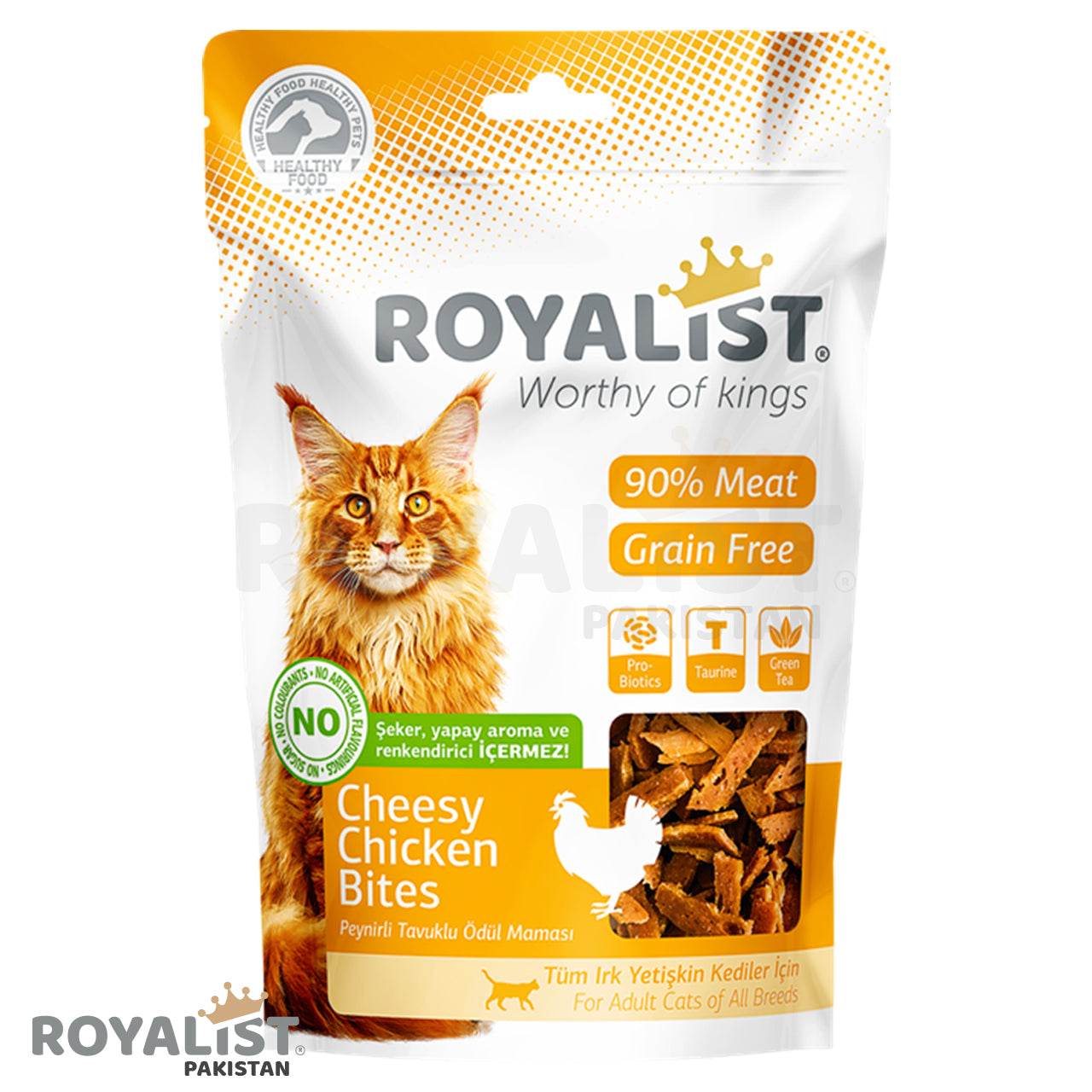 Cat Cheesy & Chicken Bites 80 GM - Paws & Claws