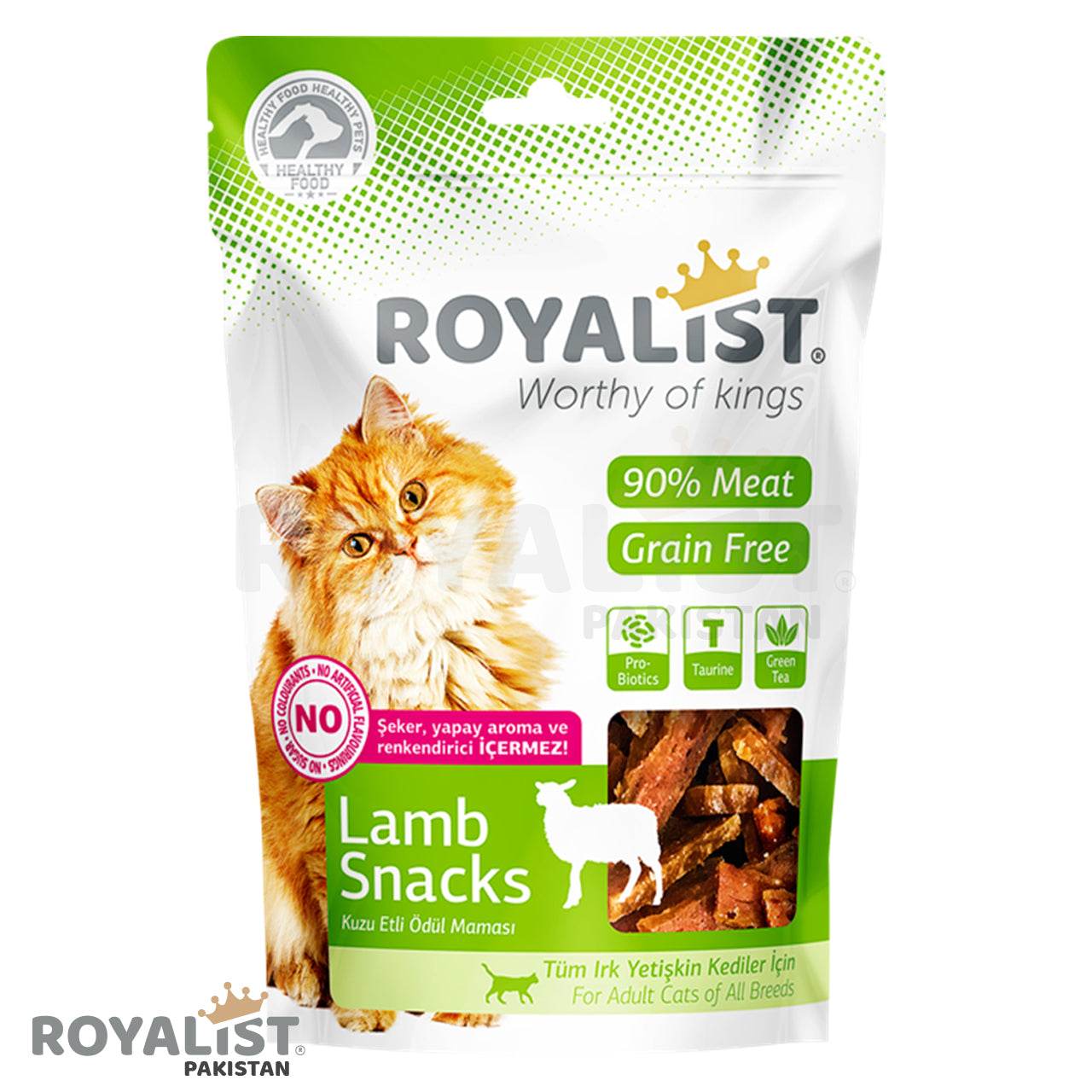 Cat Lamb Snacks 80 GM - Paws & Claws