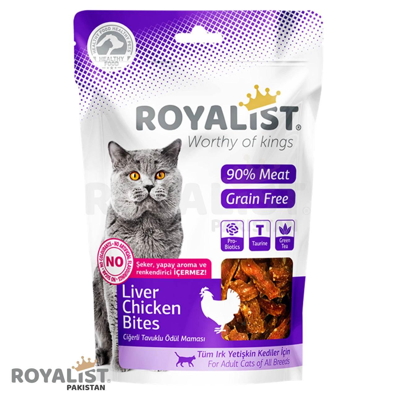 Cat Liver Chicken Bites 80 GM - Paws & Claws