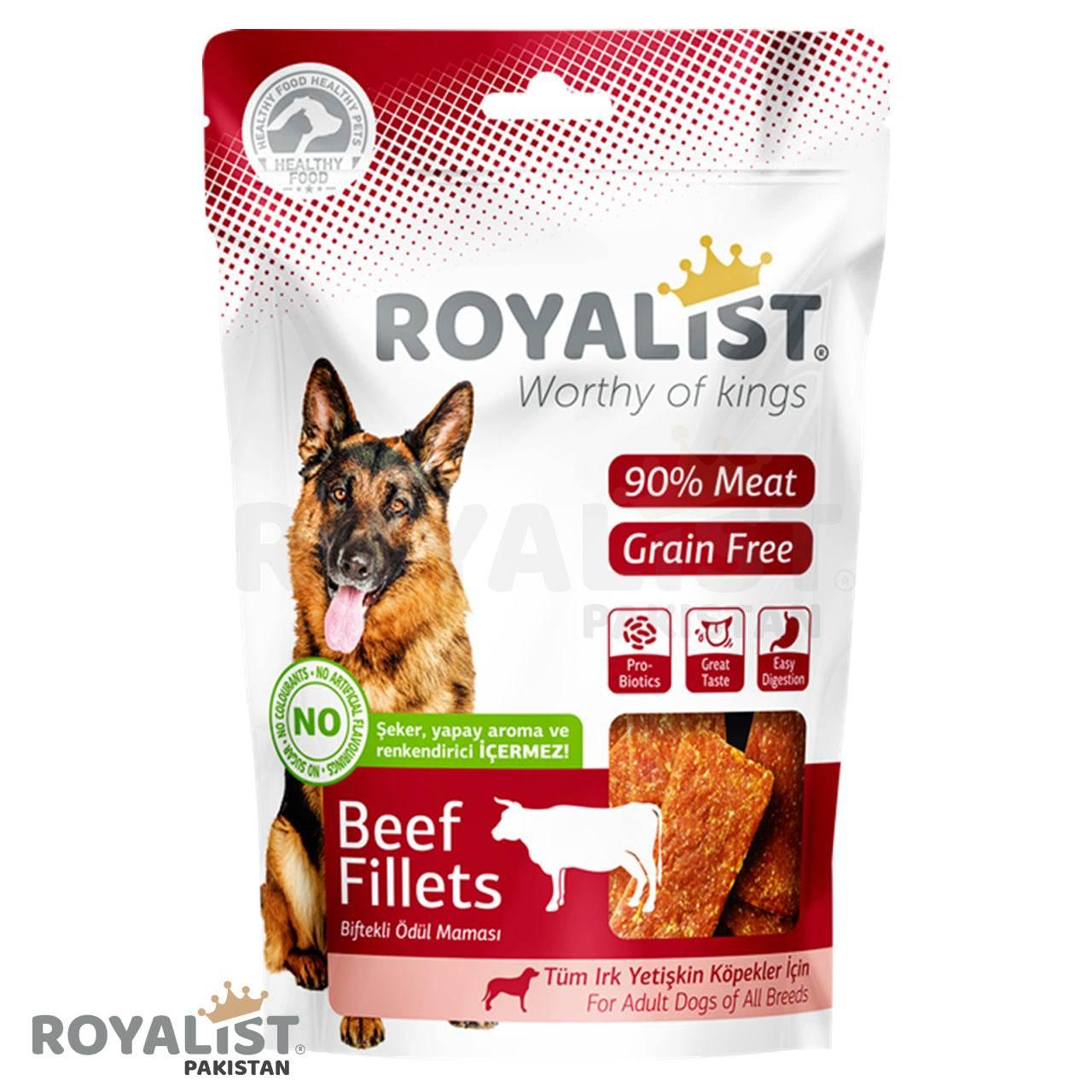 Dog Beef Fillets 80 GM - Paws & Claws