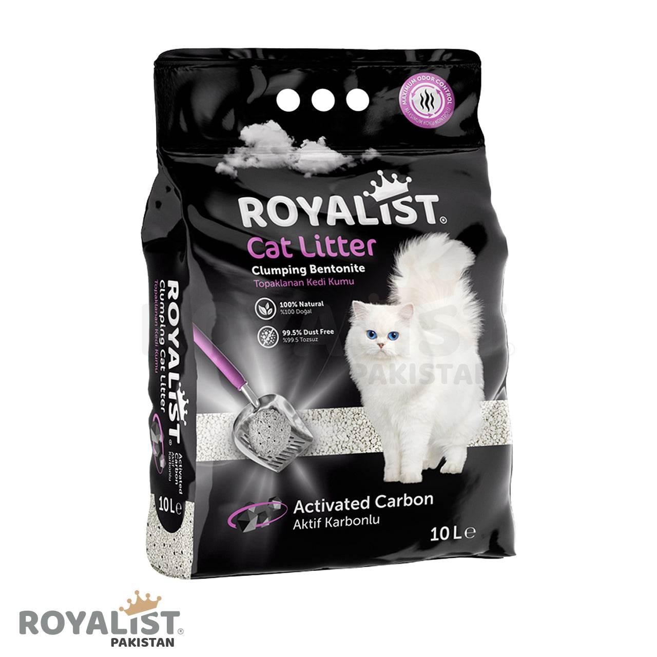Cat Litter Activated Carbon 10 Liter - Paws & Claws