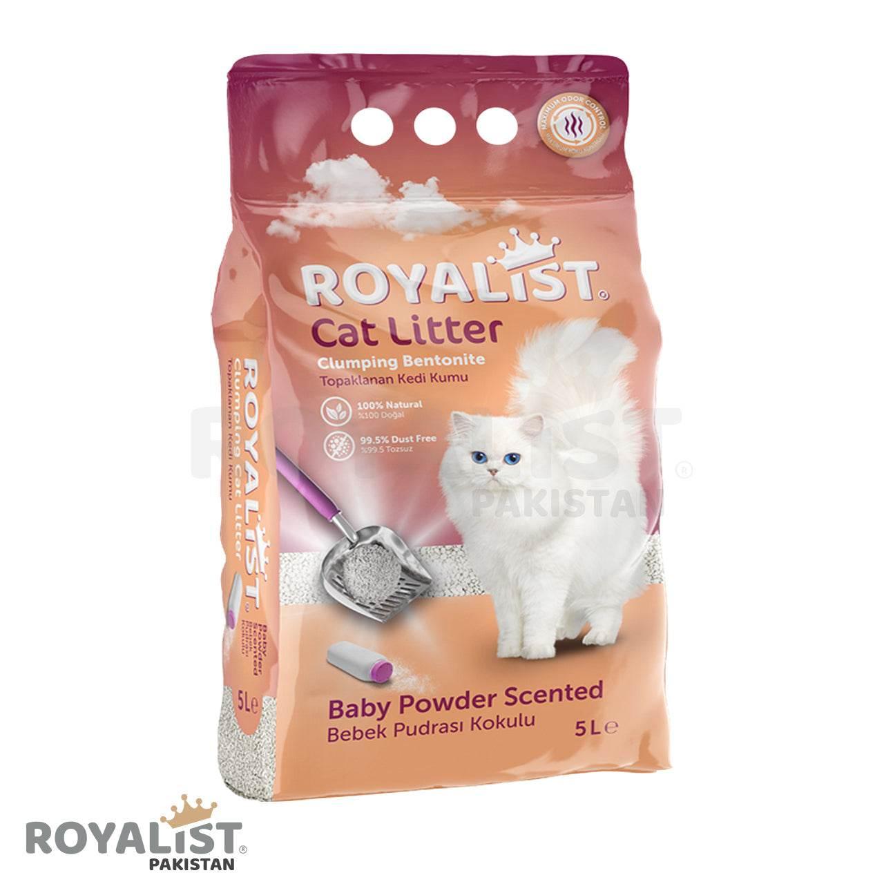 Cat Litter Baby Powder Scented 5 Liter - Paws & Claws