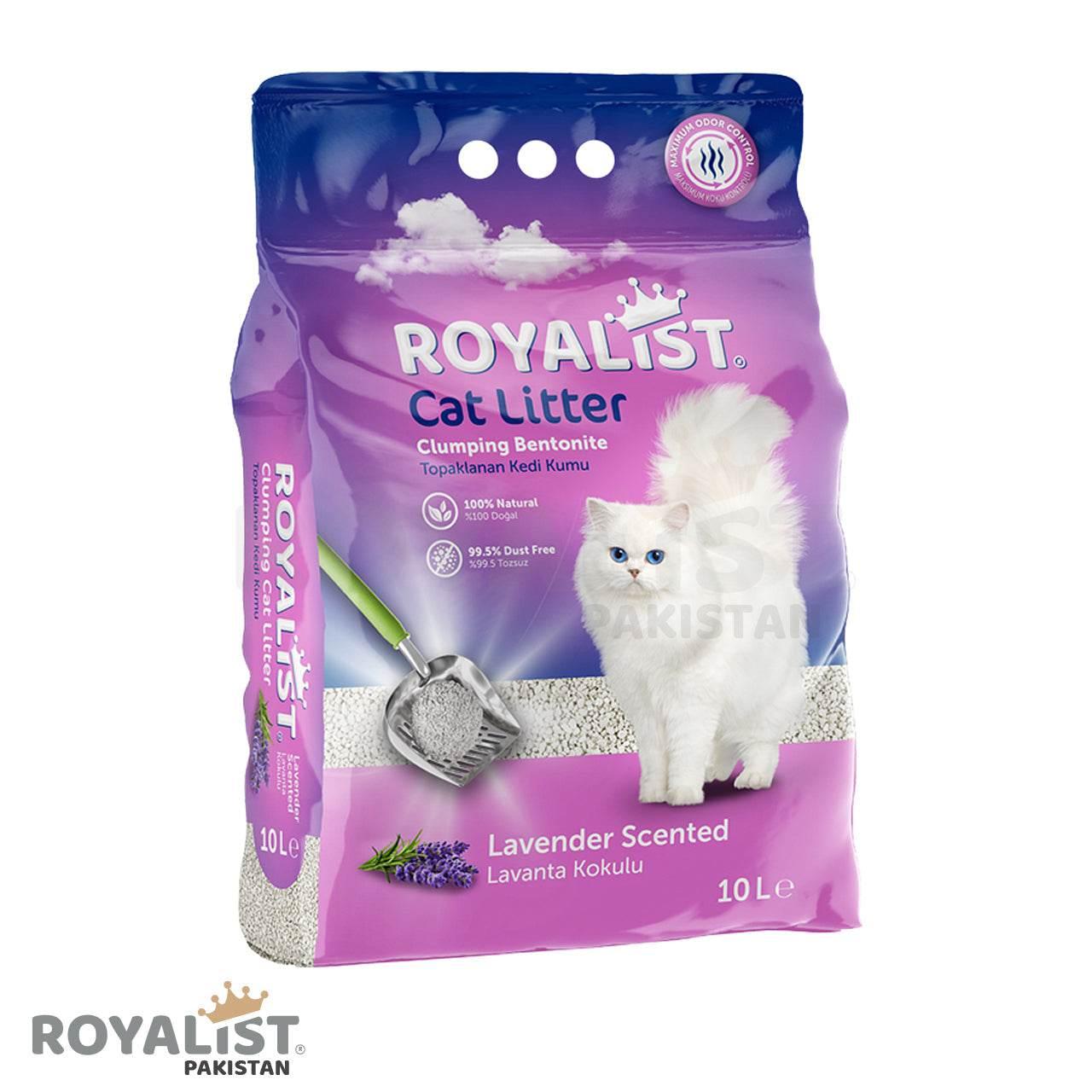 Cat Litter Lavender Scented 10 Liter - Paws & Claws