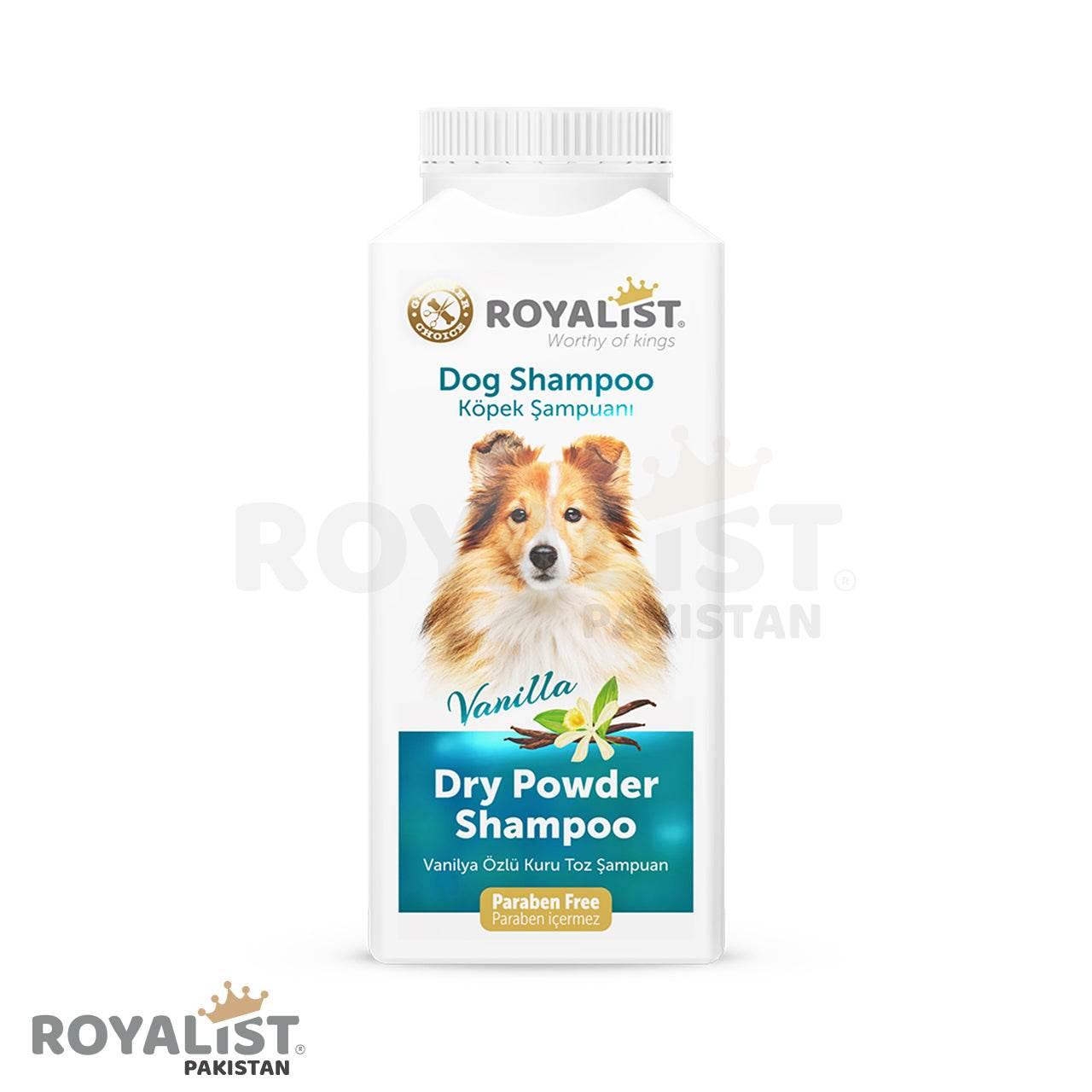 Dog Dry Powder Shampoo with Vanilla Extract 150 GM - Paws & Claws