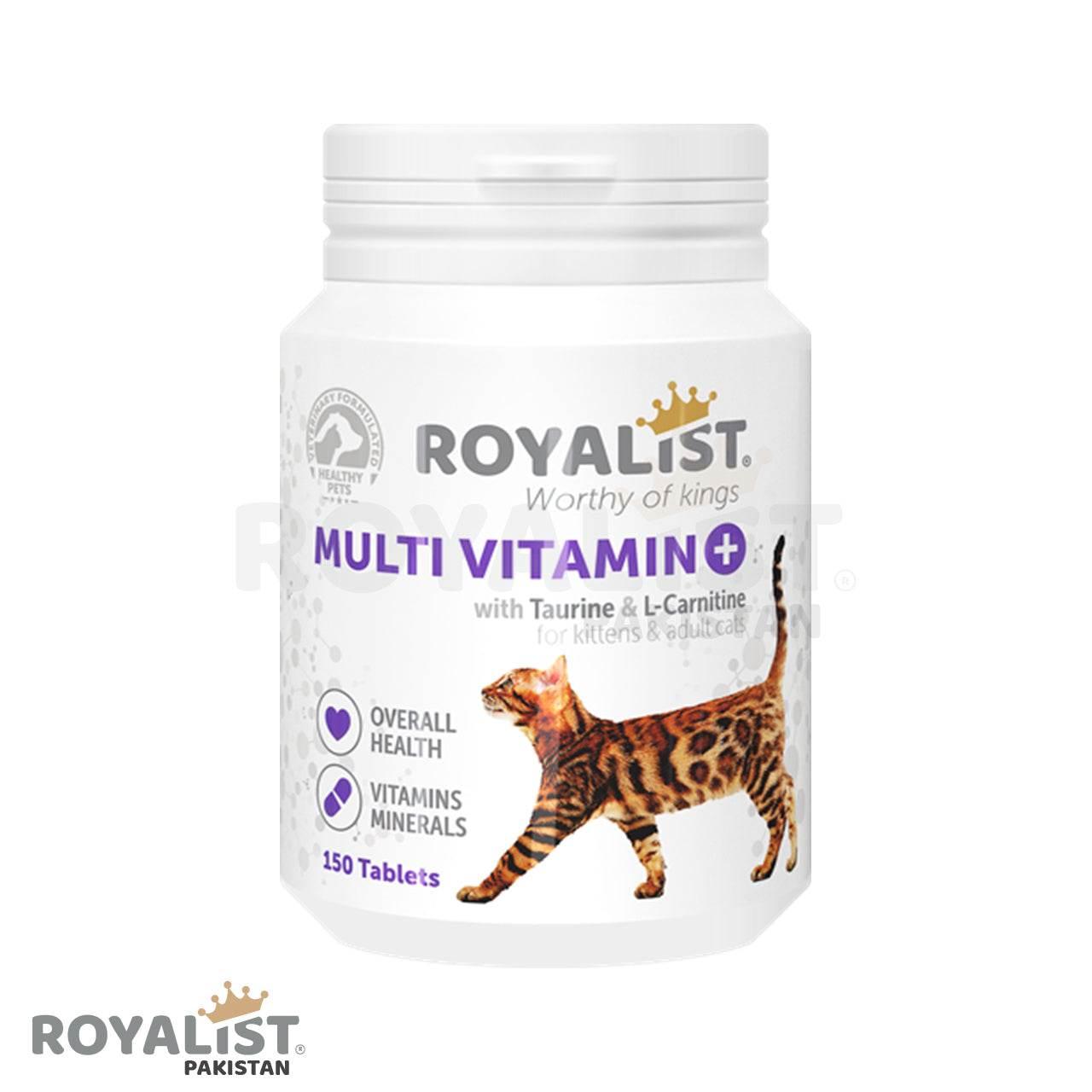 Multi Vitamin – Cat 75g/150 Tablets - Paws & Claws