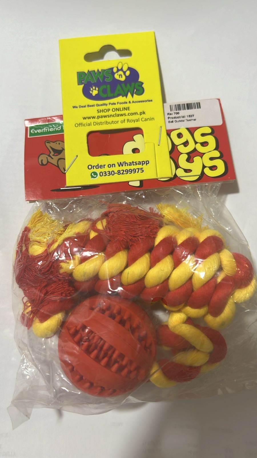Dog Rope Toys 10 (ID 1186) - Paws & Claws