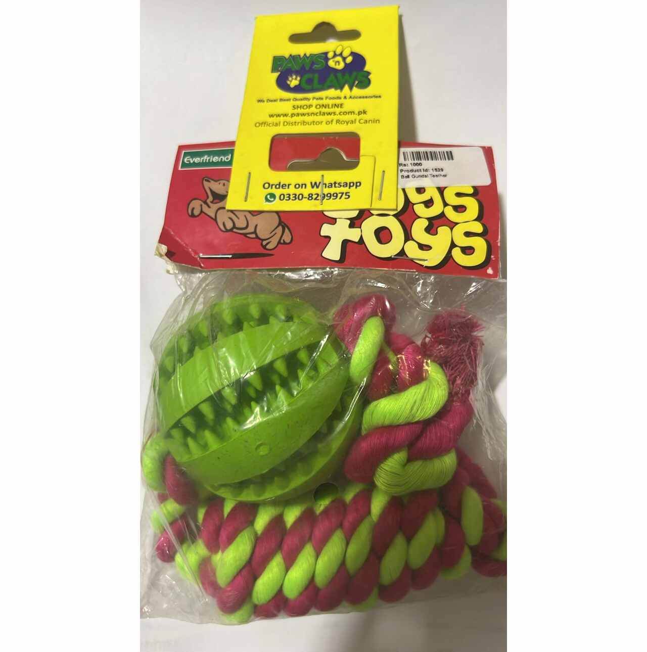 Dog Rope Toys 8 (ID 1529) - Paws & Claws