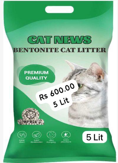 Cat News Bentonite Cat Litter Apple 5 Lit