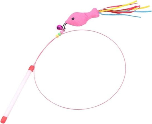 Cat Stick Teasing Rainbow Toy 1755