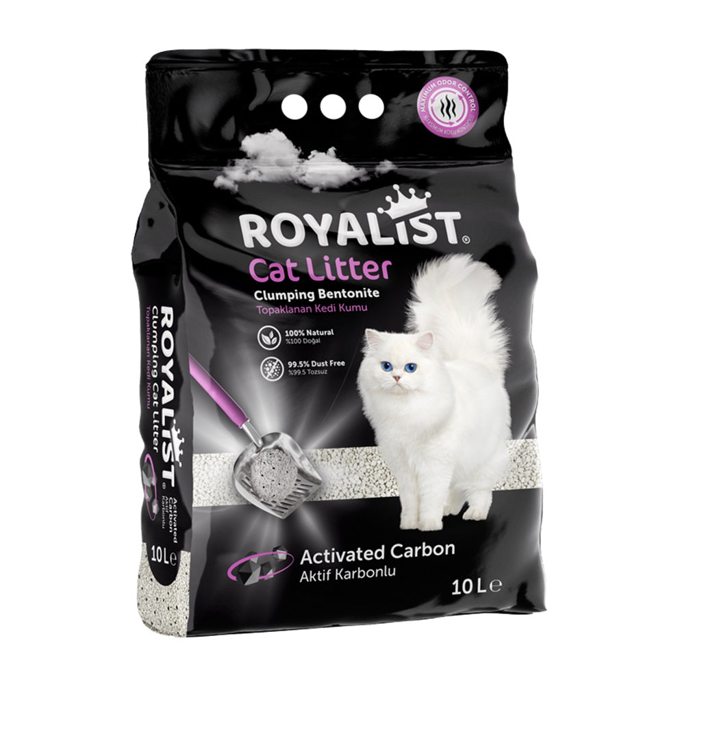 Royalist Cat Litter Activated Carbon 10 Ltr