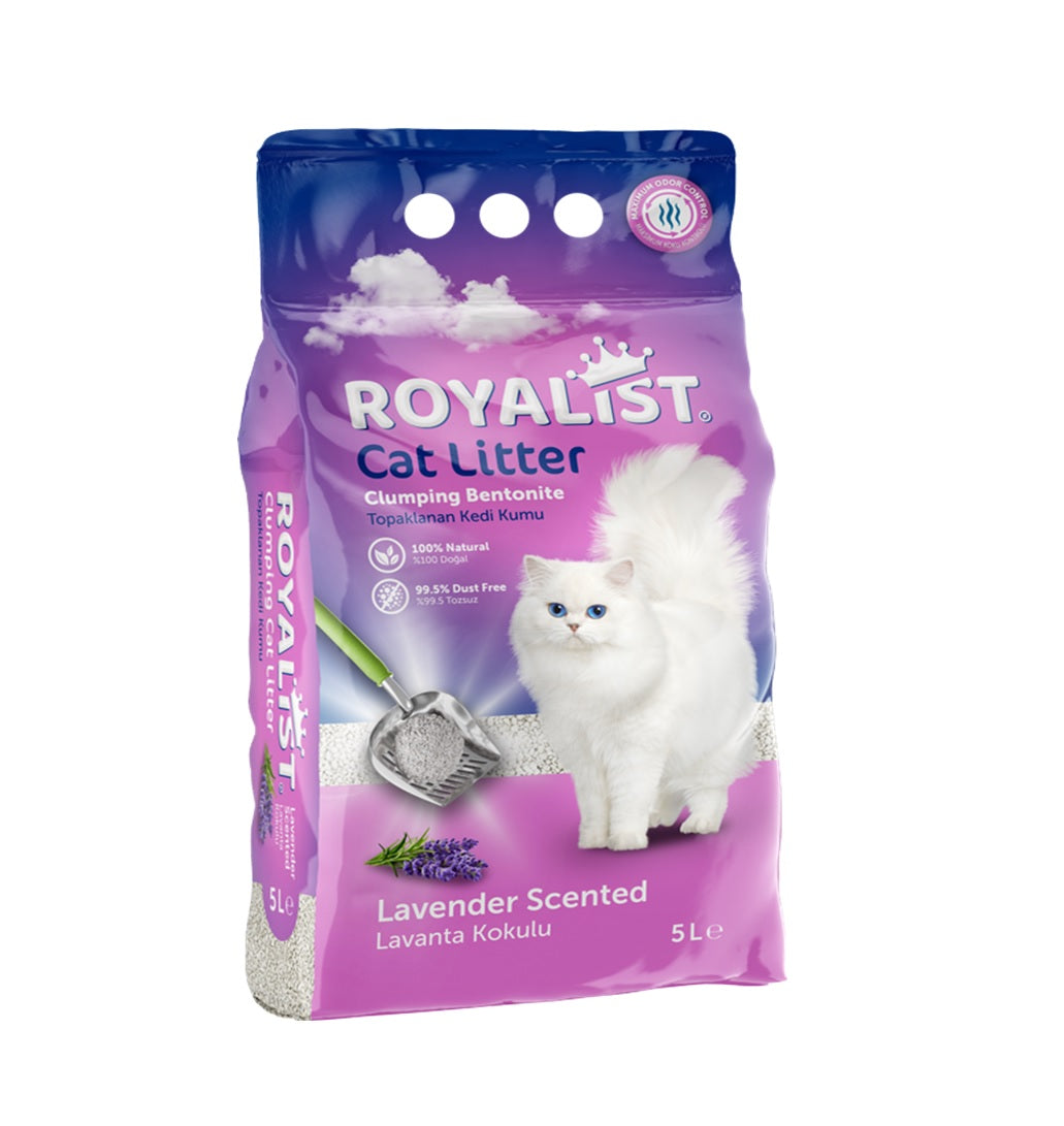 Royalist Cat Litter Lavender Scented 5 Ltr