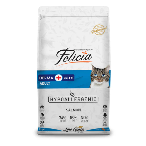 Felicia Derma Care Low Grain Adult With Salmon 2 KG
