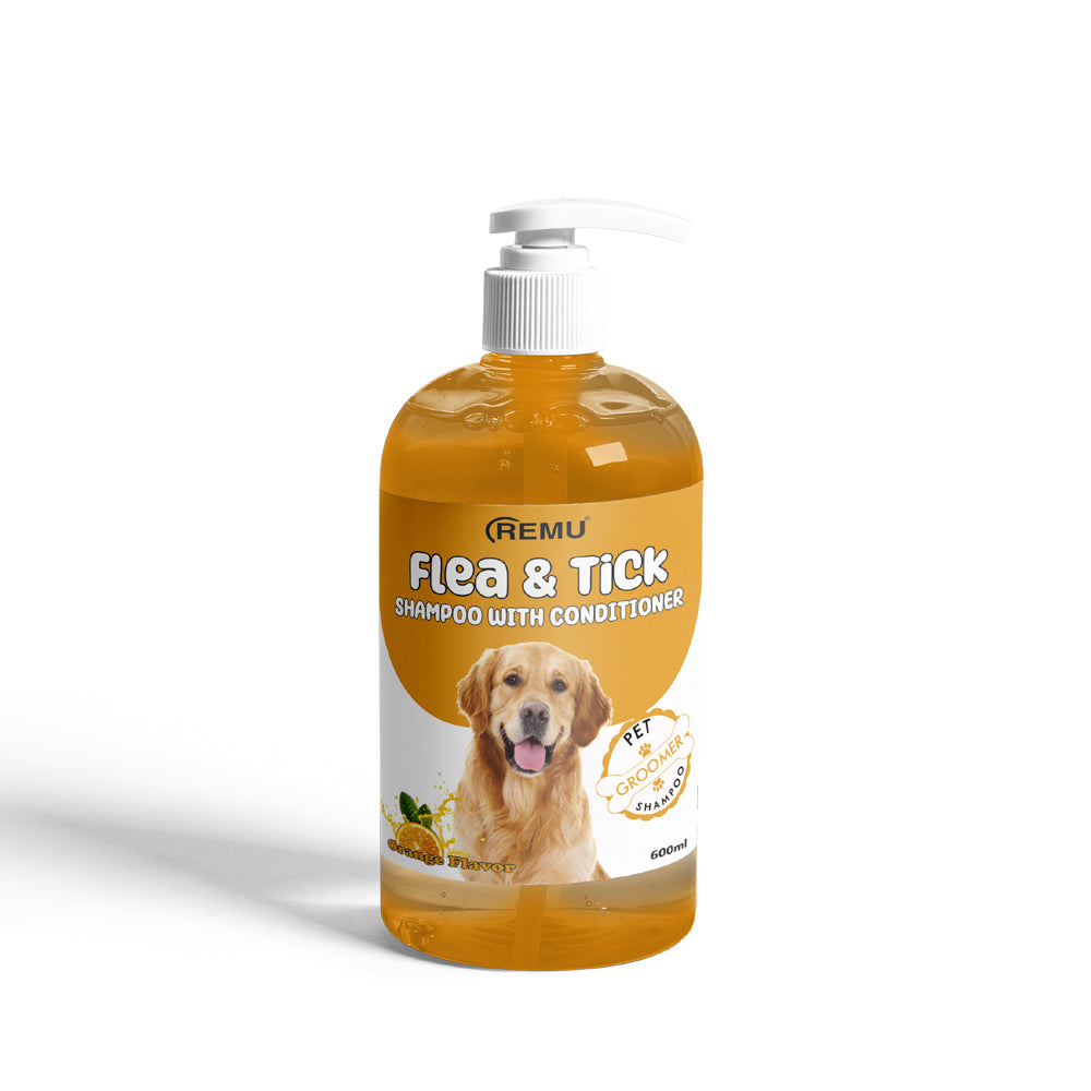 GROOMER FLEA TICK Shampoo With Conditioner ORANGE