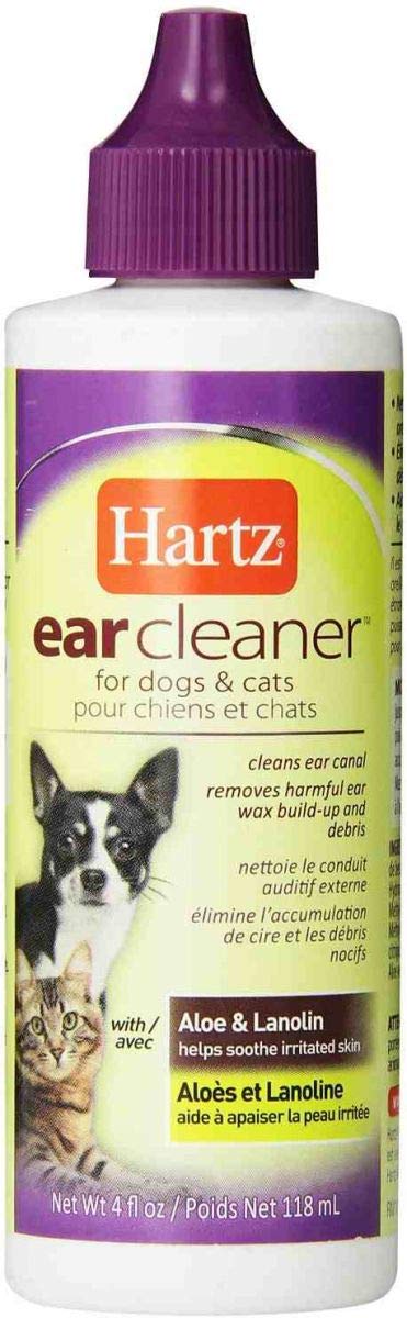 Hartz Ear Cleaner Aloe N Lanolin 118ML