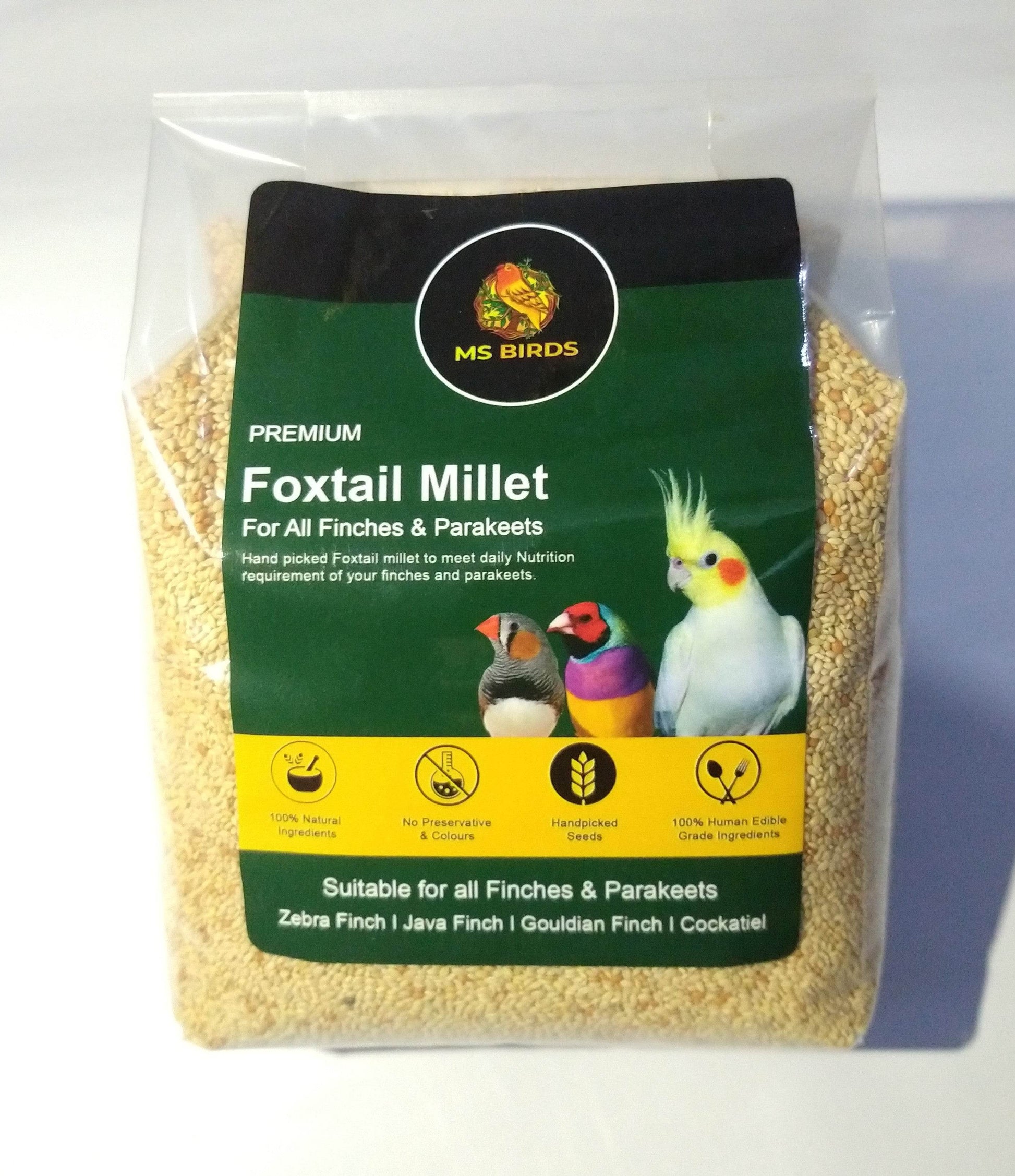 MS Bird Foxtail Millet 900GM - Paws & Claws