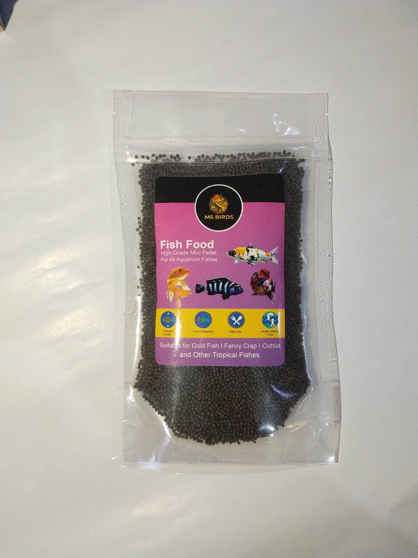 MS Fish Food 100GM (MIXED) - Paws & Claws