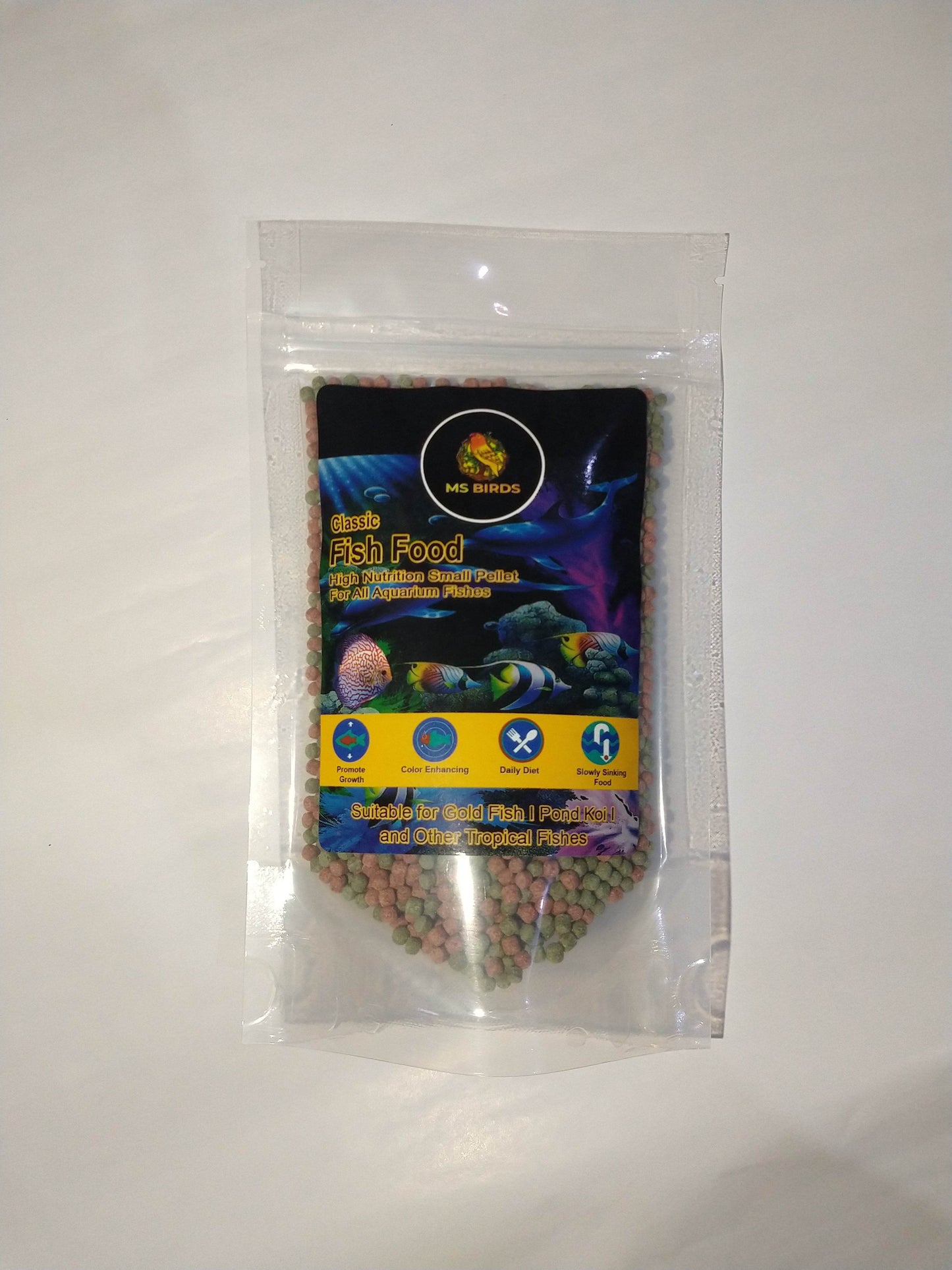 MS Fish Food 100GM (MIXED) - Paws & Claws