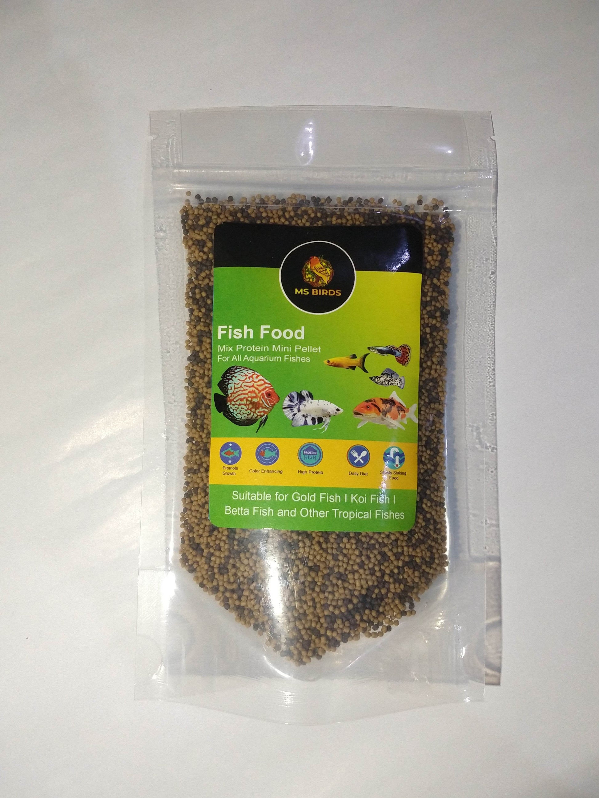 MS Fish Food 100GM (MIXED) - Paws & Claws