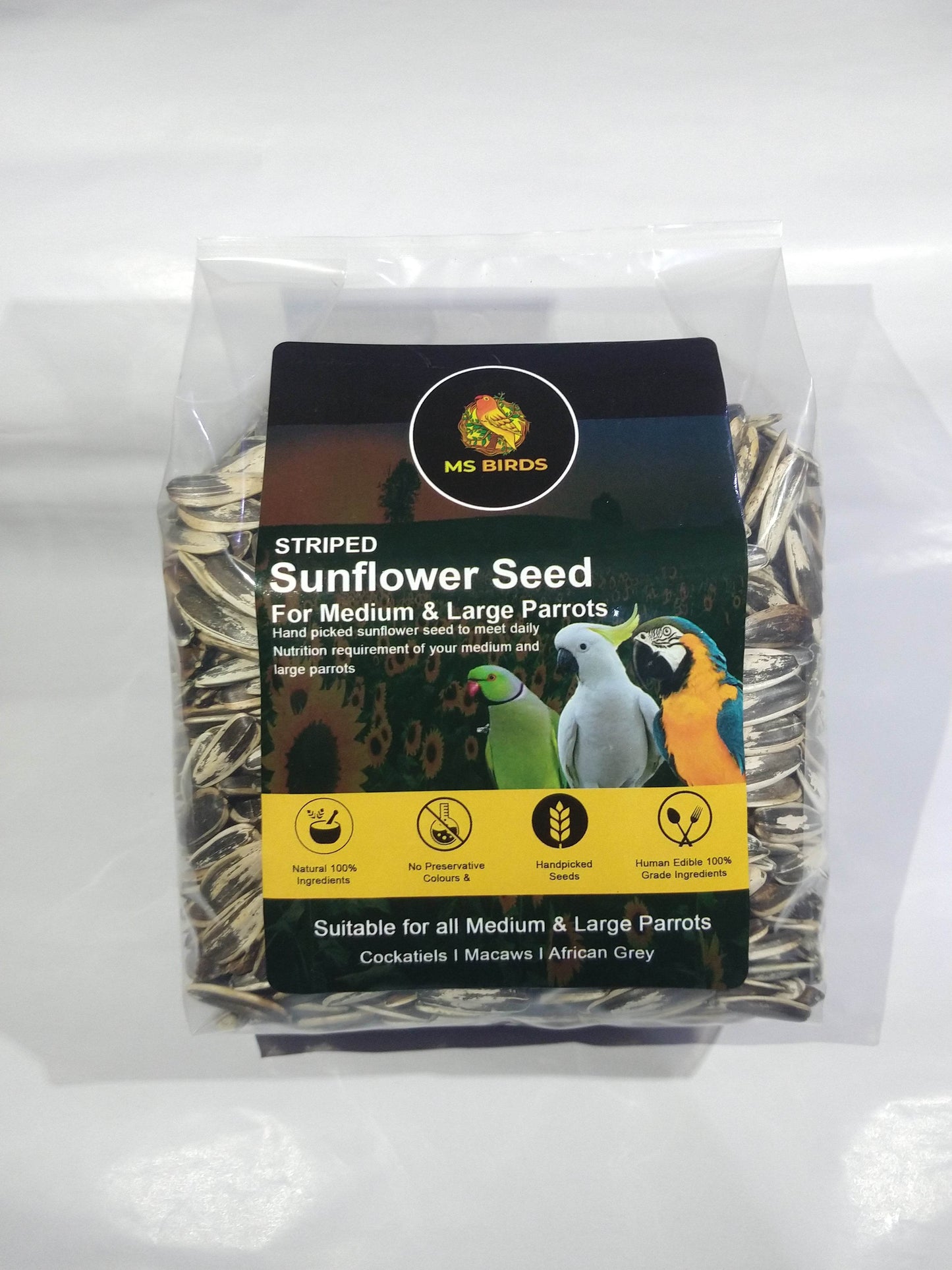 MS Bird Striped Sunflower Seed 400GM 001141 - Paws & Claws