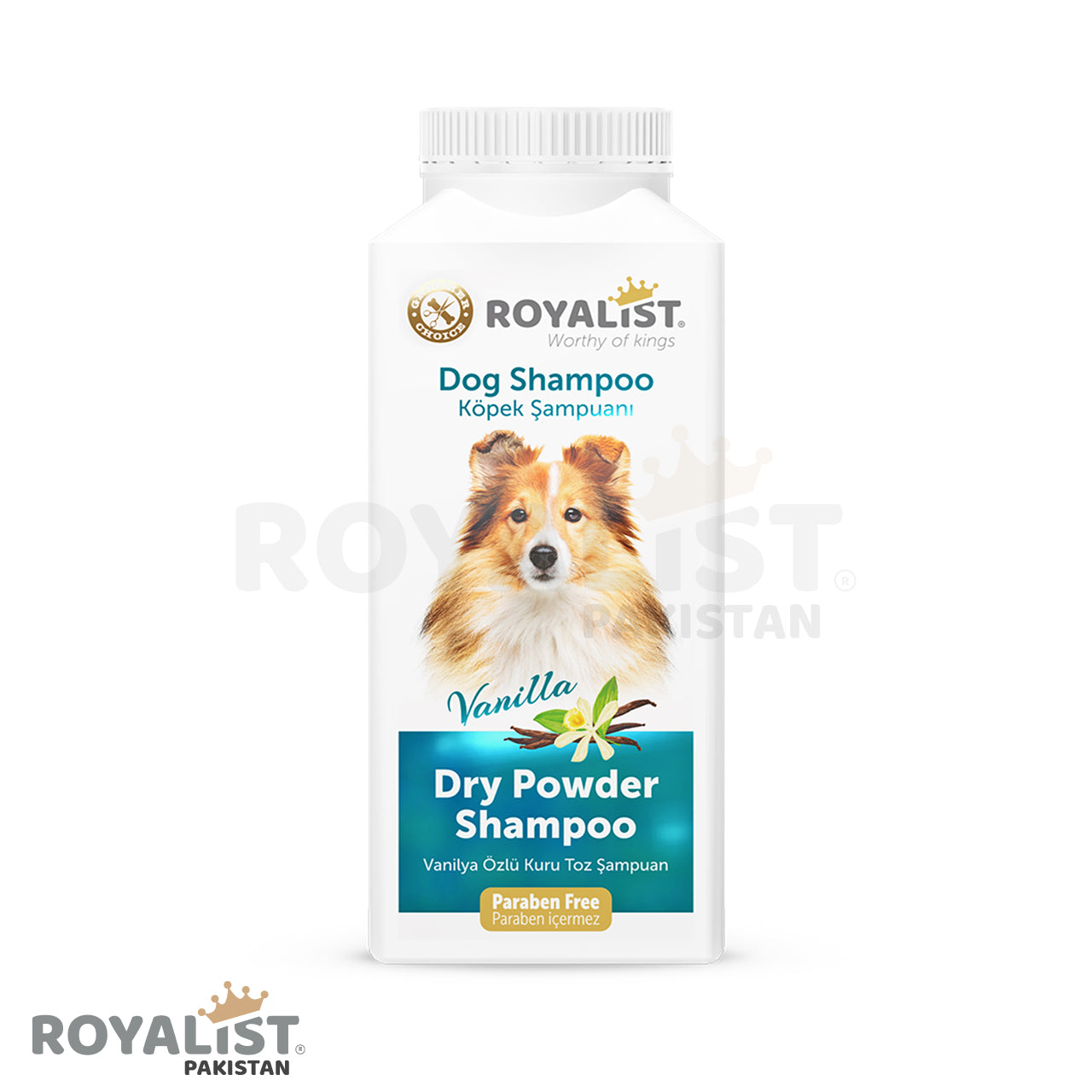 Dog Dry Powder Shampoo with Vanilla Extract 150 GM