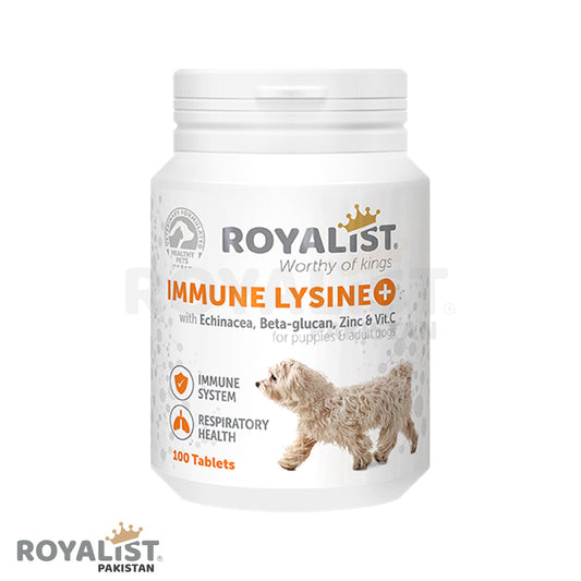 Tablet for dogs immune lysine, echinacea, beta-glucan, zinc & vit.C