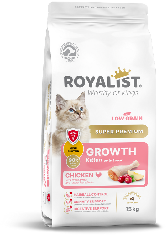 Royalist Kitten Growth Low Grain 15 KG