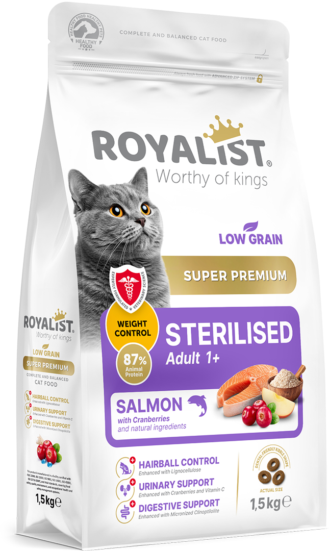 Royalist Adult Sterilised Low Grain 1.5 KG