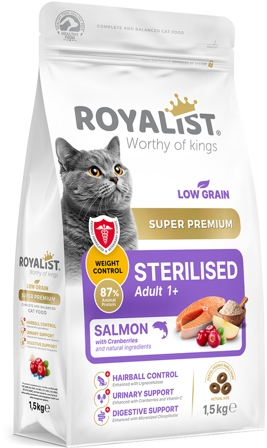 Royalist Adult Sterilised Low Grain 1.5 KG