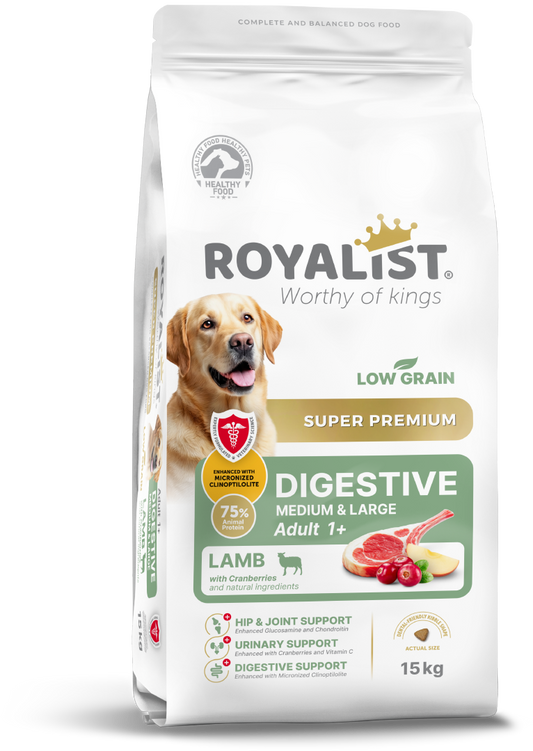 Royalist Adult Dog Digestive Low Grain 15 KG