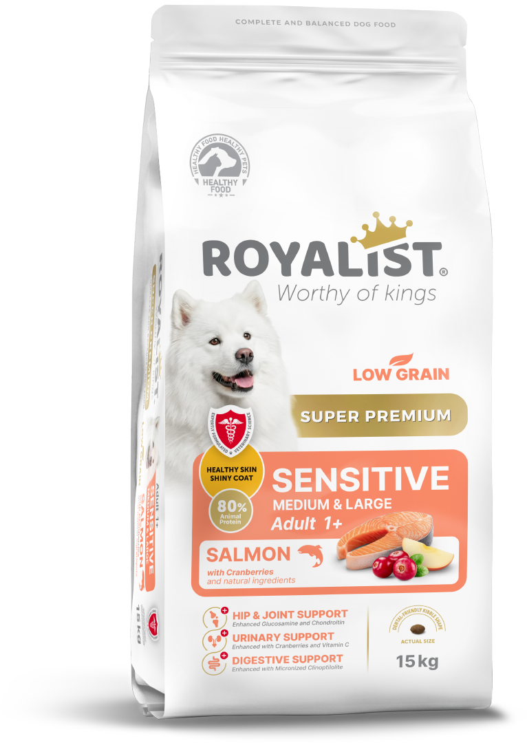 Royalist Adult Dog Sensitive (Salmon) Low Grain 15 KG