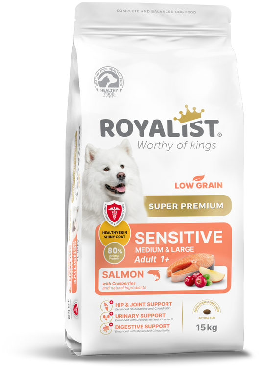 Royalist Adult Dog Sensitive (Salmon) Low Grain 15 KG