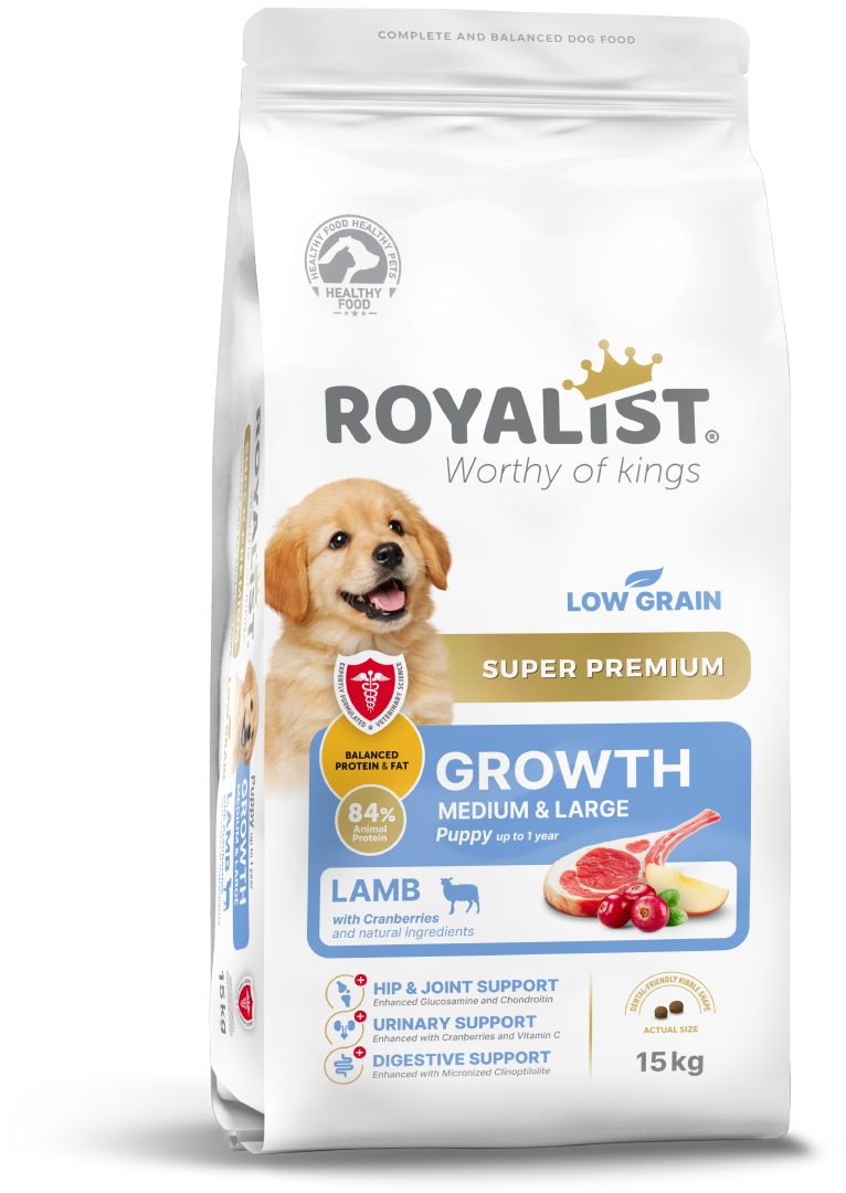 Royalist Puppy Dog Growth Low Grain 15 KG