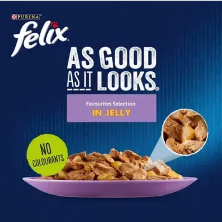 FELIX As Good As it Looks Favourites Selection Wet Cat Food