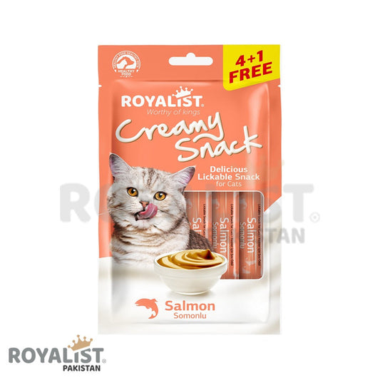 Creamy Snack with Salmon for Adult Cats