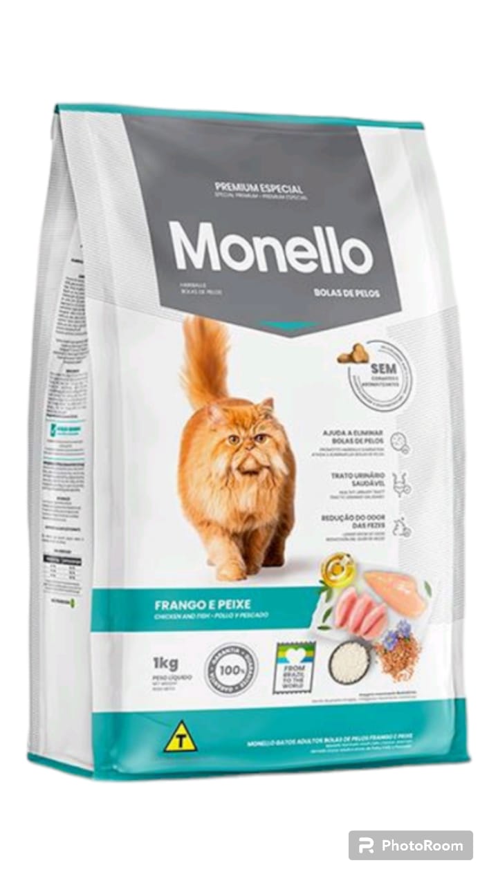 Monello HairBall Adult Cat Chicken Fish 1 KG