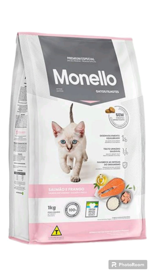 Monello Kitten Salmon Cat Chicken 1 KG