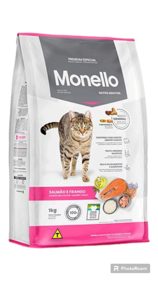 Monello Adult Cat Salmon Chicken 1 KG