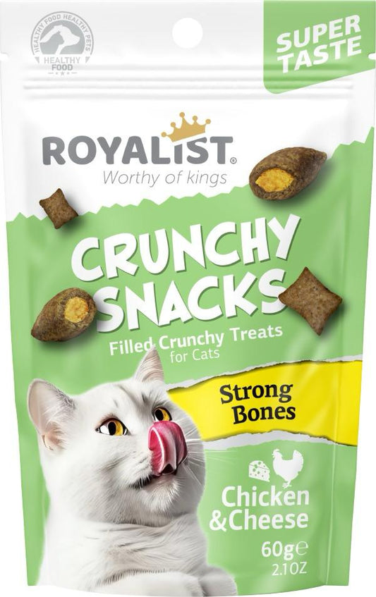 Crunchy Snacks in Chicken & Cheese for Strong Bones