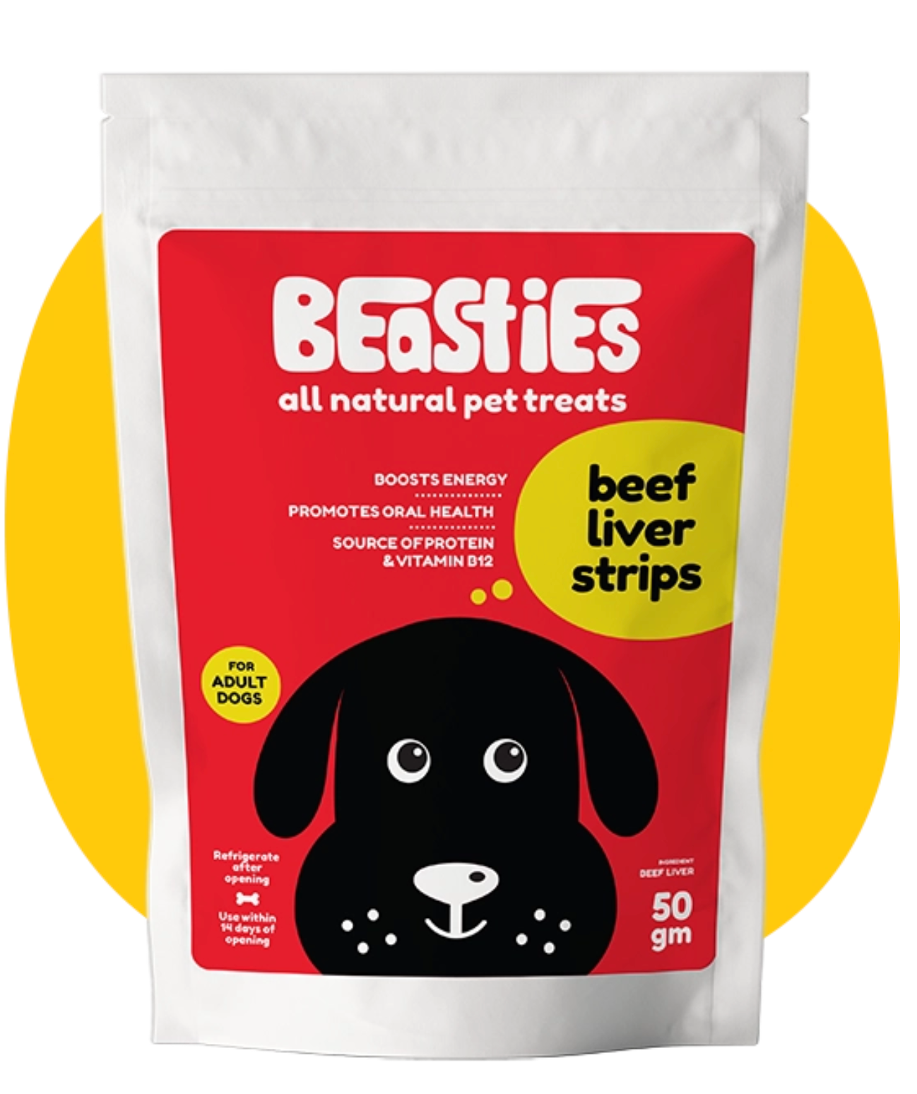 Beasties Pet Treat Beef Tripe Sticks