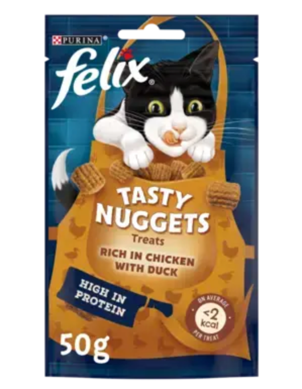 FELIX Tasty Nuggets Chicken and Duck Cat Treats