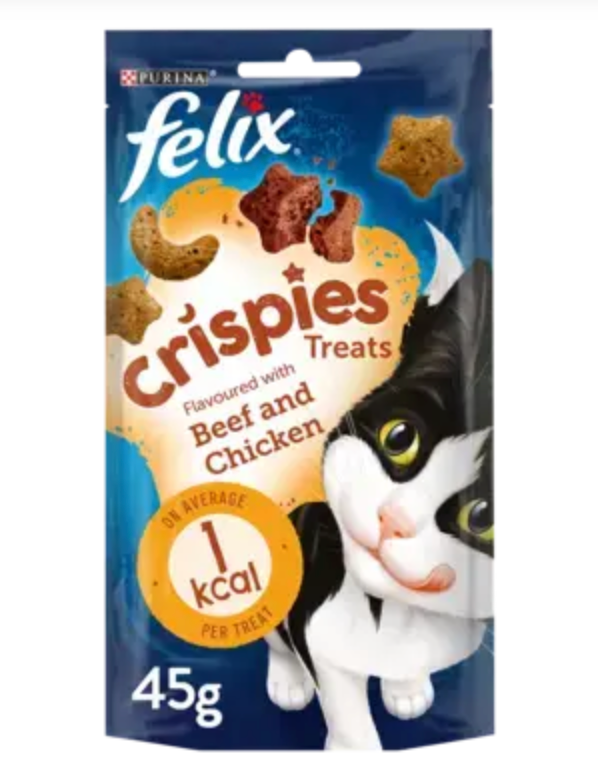 FELIX Crispies Beef and Chicken Cat Treats