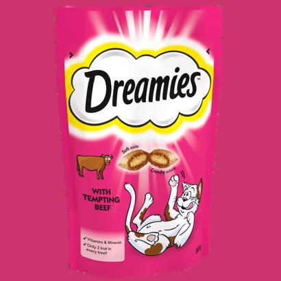 Dreamies with Tempting Beef